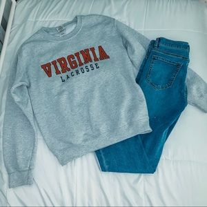 Virgina Lacrosse Crewneck